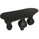 Ines 63 X 30 inch Black Outdoor Console Table
